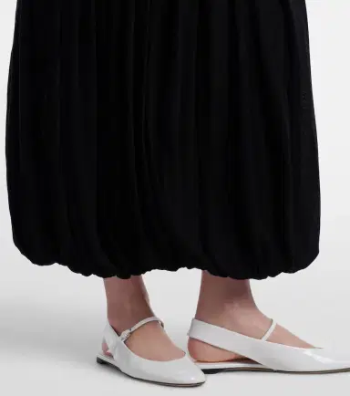 Toteme Gathered jersey midi dress | Thumbnail 2 Toteme Gathered jersey midi dress | Thumbnail 2