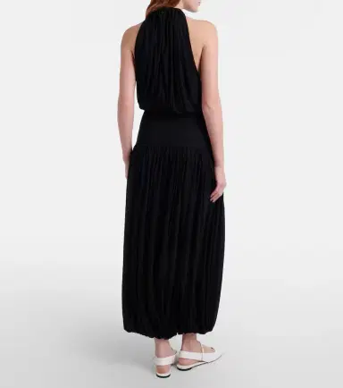 Toteme Gathered jersey midi dress | Thumbnail 7 Toteme Gathered jersey midi dress | Thumbnail 7