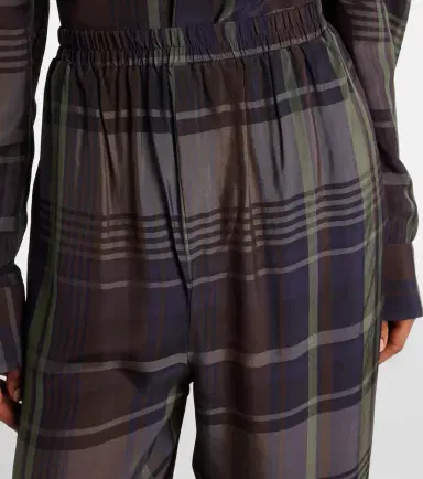 The Frankie Shop Baxter checked wide-leg pants | Thumbnail 4 The Frankie Shop Baxter checked wide-leg pants | Thumbnail 4