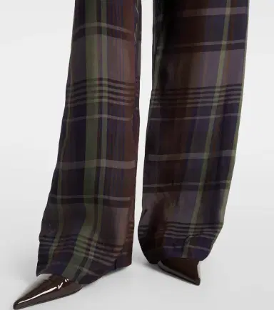 The Frankie Shop Baxter checked wide-leg pants | Thumbnail 5 The Frankie Shop Baxter checked wide-leg pants | Thumbnail 5
