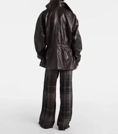 The Frankie Shop Baxter checked wide-leg pants | Thumbnail 6 The Frankie Shop Baxter checked wide-leg pants | Thumbnail 6