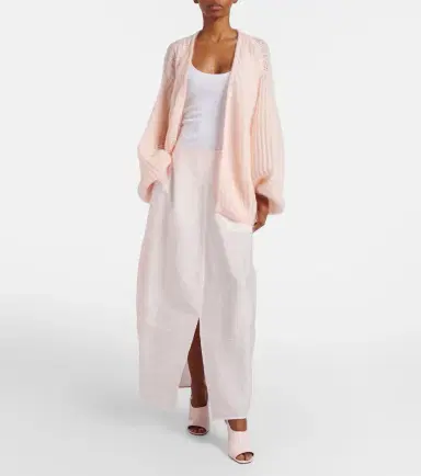 Toteme Open-knit oversized mohair-blend cardigan | Thumbnail 2 Toteme Open-knit oversized mohair-blend cardigan | Thumbnail 2