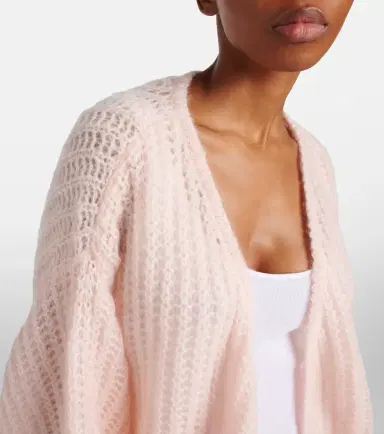 Toteme Open-knit oversized mohair-blend cardigan | Thumbnail 3 Toteme Open-knit oversized mohair-blend cardigan | Thumbnail 3