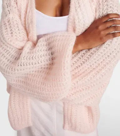 Toteme Open-knit oversized mohair-blend cardigan | Thumbnail 4 Toteme Open-knit oversized mohair-blend cardigan | Thumbnail 4