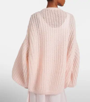 Toteme Open-knit oversized mohair-blend cardigan | Thumbnail 5 Toteme Open-knit oversized mohair-blend cardigan | Thumbnail 5