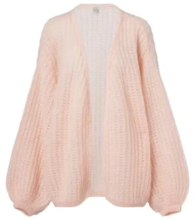Toteme Open-knit oversized mohair-blend cardigan | Thumbnail 1 Toteme Open-knit oversized mohair-blend cardigan | Thumbnail 1