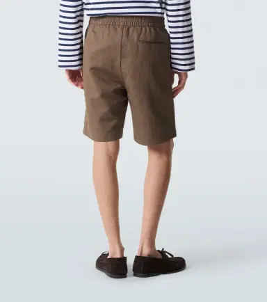 Sunspel Cotton and linen shorts | Thumbnail 5 Sunspel Cotton and linen shorts | Thumbnail 5