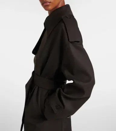 The Frankie Shop Dursley belted double-breasted trench coat | Thumbnail 5 The Frankie Shop Dursley belted double-breasted trench coat | Thumbnail 5
