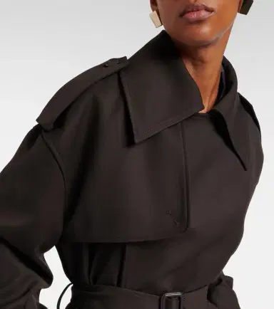 The Frankie Shop Dursley belted double-breasted trench coat | Thumbnail 6 The Frankie Shop Dursley belted double-breasted trench coat | Thumbnail 6