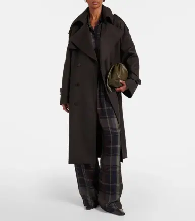 The Frankie Shop Dursley belted double-breasted trench coat | Thumbnail 7 The Frankie Shop Dursley belted double-breasted trench coat | Thumbnail 7