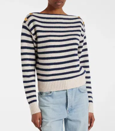 Nili Lotan Tandy striped cashmere sweater | Thumbnail 2 Nili Lotan Tandy striped cashmere sweater | Thumbnail 2