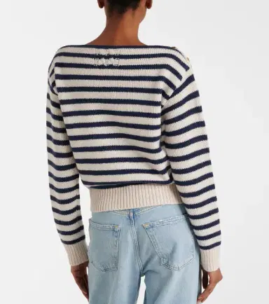Nili Lotan Tandy striped cashmere sweater | Thumbnail 4 Nili Lotan Tandy striped cashmere sweater | Thumbnail 4
