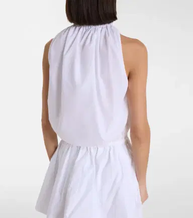 Patou Gathered cotton top | Thumbnail 4 Patou Gathered cotton top | Thumbnail 4
