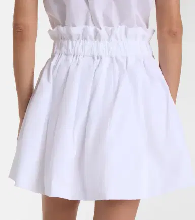 Patou Gathered cotton miniskirt | Thumbnail 3 Patou Gathered cotton miniskirt | Thumbnail 3