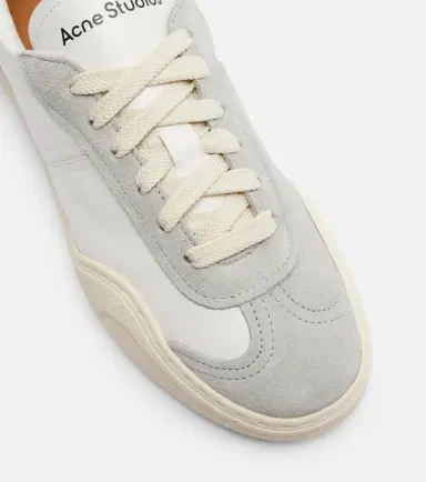 Acne Studios Suede-trimmed leather sneakers | Thumbnail 2 Acne Studios Suede-trimmed leather sneakers | Thumbnail 2