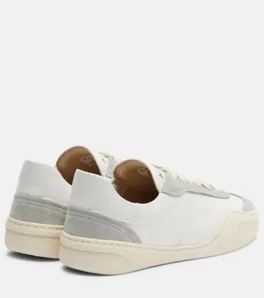 Acne Studios Suede-trimmed leather sneakers | Thumbnail 4 Acne Studios Suede-trimmed leather sneakers | Thumbnail 4