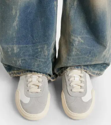 Acne Studios Suede-trimmed leather sneakers | Thumbnail 6 Acne Studios Suede-trimmed leather sneakers | Thumbnail 6