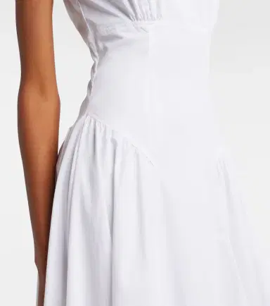 Staud Gwen cotton poplin midi dress | Thumbnail 3 Staud Gwen cotton poplin midi dress | Thumbnail 3