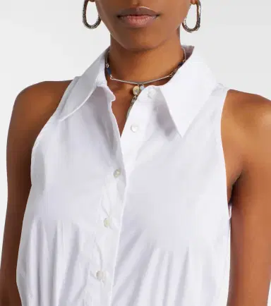 Staud Romy cotton poplin midi dress | Thumbnail 5 Staud Romy cotton poplin midi dress | Thumbnail 5