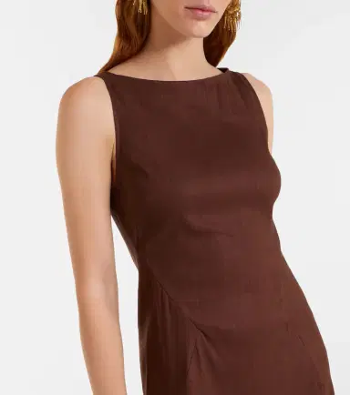 Staud Costa linen-blend maxi dress | Thumbnail 5 Staud Costa linen-blend maxi dress | Thumbnail 5