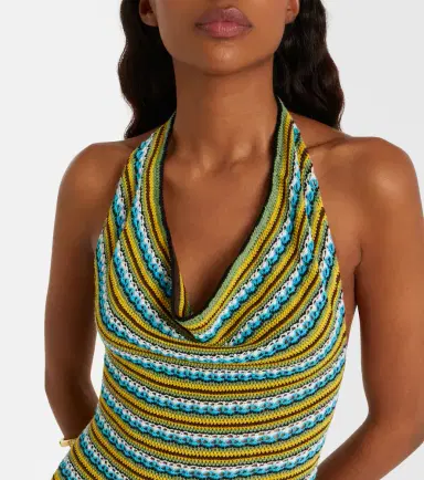 Staud Greta striped cotton minidress | Thumbnail 3 Staud Greta striped cotton minidress | Thumbnail 3