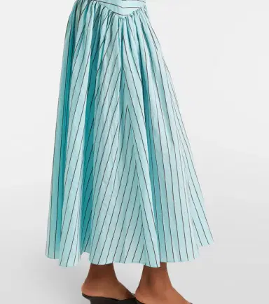 Staud Procida striped cotton-blend maxi skirt | Thumbnail 5 Staud Procida striped cotton-blend maxi skirt | Thumbnail 5