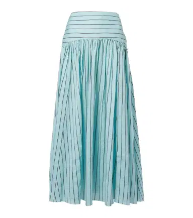 Staud Procida striped cotton-blend maxi skirt | Thumbnail 1 Staud Procida striped cotton-blend maxi skirt | Thumbnail 1