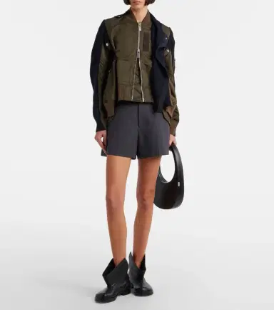 Sacai Paneled blouson jacket | Thumbnail 2 Sacai Paneled blouson jacket | Thumbnail 2