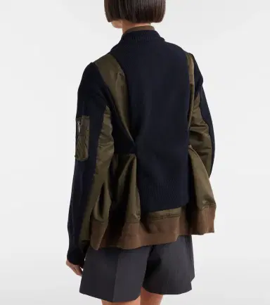 Sacai Paneled blouson jacket | Thumbnail 5 Sacai Paneled blouson jacket | Thumbnail 5
