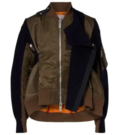 Sacai Paneled blouson jacket | Thumbnail 1 Sacai Paneled blouson jacket | Thumbnail 1