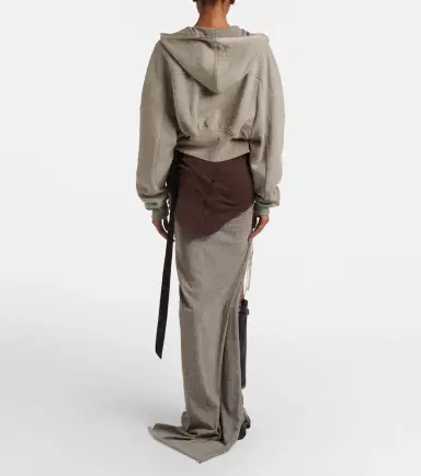 Rick Owens Cotton-blend jersey maxi skirt | Thumbnail 5 Rick Owens Cotton-blend jersey maxi skirt | Thumbnail 5
