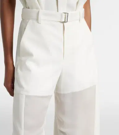 Sacai Belted barrel-leg pants | Thumbnail 2 Sacai Belted barrel-leg pants | Thumbnail 2