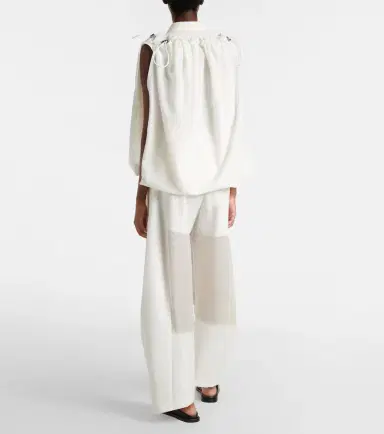 Sacai Belted barrel-leg pants | Thumbnail 3 Sacai Belted barrel-leg pants | Thumbnail 3