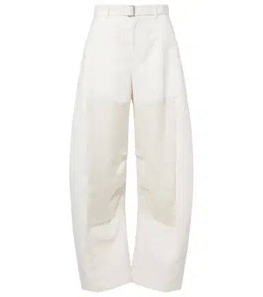 Sacai Belted barrel-leg pants | Thumbnail 1 Sacai Belted barrel-leg pants | Thumbnail 1