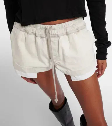 Rick Owens Cotton jersey shorts | Thumbnail 2 Rick Owens Cotton jersey shorts | Thumbnail 2