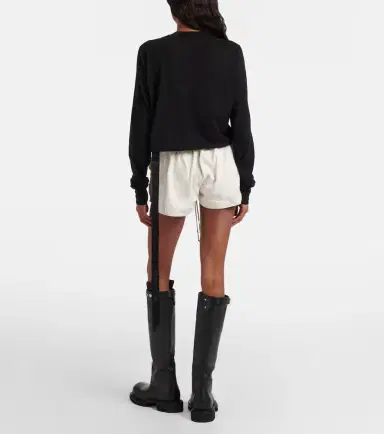 Rick Owens Cotton jersey shorts | Thumbnail 3 Rick Owens Cotton jersey shorts | Thumbnail 3