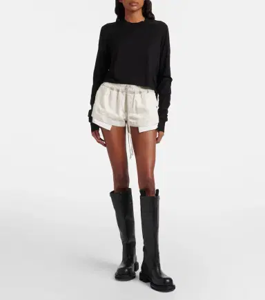 Rick Owens Cotton jersey shorts | Thumbnail 5 Rick Owens Cotton jersey shorts | Thumbnail 5