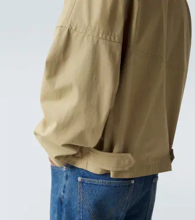Bottega Veneta Intrecciato cotton blouson jacket | Thumbnail 7 Bottega Veneta Intrecciato cotton blouson jacket | Thumbnail 7