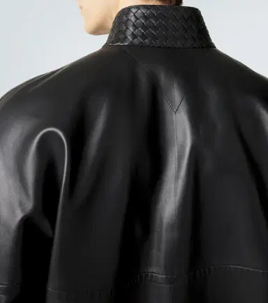 Bottega Veneta Intrecciato leather blouson jacket | Thumbnail 4 Bottega Veneta Intrecciato leather blouson jacket | Thumbnail 4