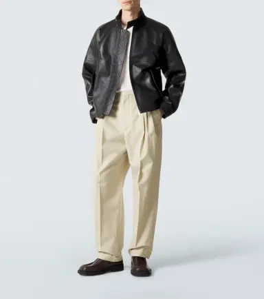 Bottega Veneta Intrecciato leather blouson jacket | Thumbnail 6 Bottega Veneta Intrecciato leather blouson jacket | Thumbnail 6
