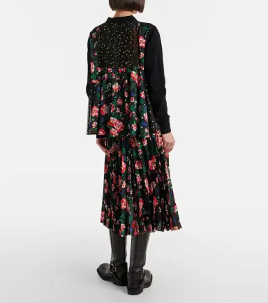 Sacai Printed plissé midi skirt | Thumbnail 5 Sacai Printed plissé midi skirt | Thumbnail 5