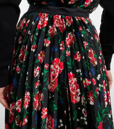 Sacai Printed plissé midi skirt | Thumbnail 6 Sacai Printed plissé midi skirt | Thumbnail 6