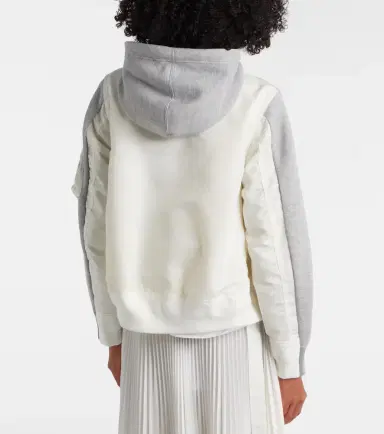 Sacai Paneled zip-up hoodie | Thumbnail 6 Sacai Paneled zip-up hoodie | Thumbnail 6