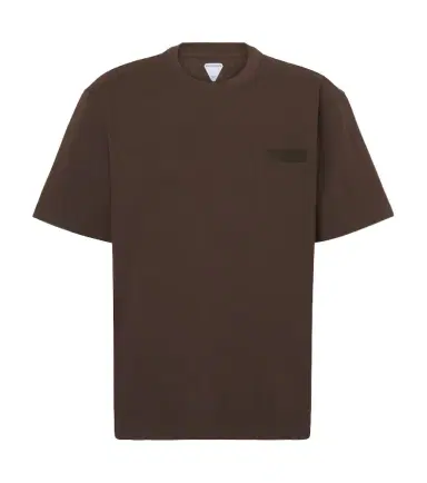 Bottega Veneta Suede-trimmed cotton jersey T-shirt | Thumbnail 1 Bottega Veneta Suede-trimmed cotton jersey T-shirt | Thumbnail 1