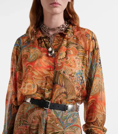 Etro Leather-trimmed belt | Thumbnail 3 Etro Leather-trimmed belt | Thumbnail 3
