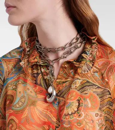 Etro Embellished chain necklace | Thumbnail 5 Etro Embellished chain necklace | Thumbnail 5