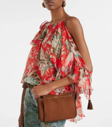 Etro Small suede crossbody bag | Thumbnail 6 Etro Small suede crossbody bag | Thumbnail 6