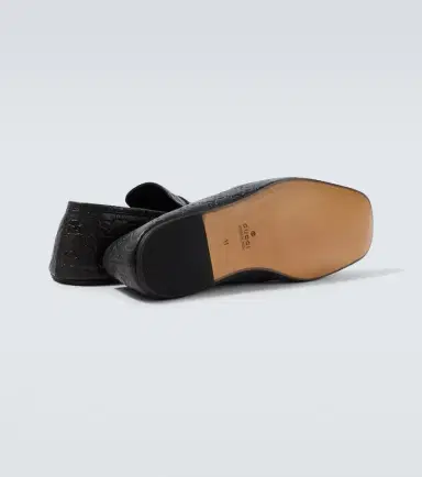 Gucci GG embossed leather loafers | Thumbnail 3 Gucci GG embossed leather loafers | Thumbnail 3