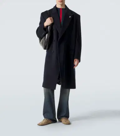 Gucci Double-breasted cashmere coat | Thumbnail 3 Gucci Double-breasted cashmere coat | Thumbnail 3