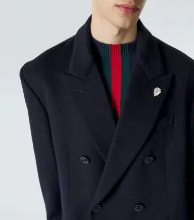 Gucci Double-breasted cashmere coat | Thumbnail 6 Gucci Double-breasted cashmere coat | Thumbnail 6